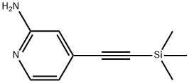 4-(2-trimethylsilylethynyl)pyridin-2-amine Structure