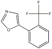 5-(2-(Trifluoromethyl)phenyl)oxazole 구조식 이미지