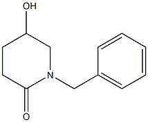 1-Benzyl-5-hydroxypiperidin-2-one 구조식 이미지