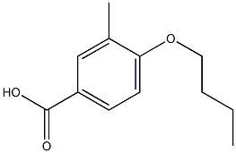4-n-Butoxy-3-methylbenzoic acid Structure