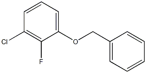 1-Benzyloxy-3-chloro-2-fluorobenzene, 96% Structure