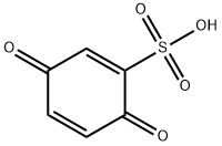 1,4-Cyclohexadiene-1-sulfonic acid, 3,6-dioxo- Structure