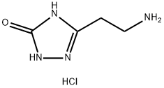 5-(2-aminoethyl)-2,4-dihydro-3H-1,2,4-triazol-3-one hydrochloride Structure