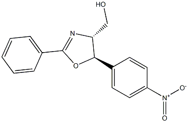 [(4R,5R)-5-(4-nitrophenyl)-2-phenyl-4,5-dihydro-1,3-oxazol-4-yl]methanol Structure