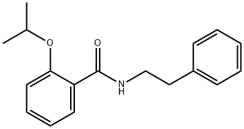 2-isopropoxy-N-(2-phenylethyl)benzamide 구조식 이미지