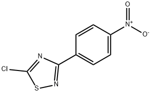 1,2,4-Thiadiazole, 5-chloro-3-(4-nitrophenyl)- 구조식 이미지