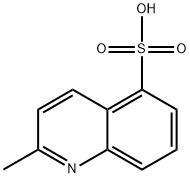 5-Quinolinesulfonic acid, 2-methyl- 구조식 이미지