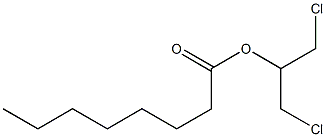 Octanoic acid, 2-chloro-1-(chloromethyl)ethyl ester Structure