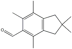 1H-Indene-5-carboxaldehyde, 2,3-dihydro-2,2,4,6,7-pentamethyl- Structure