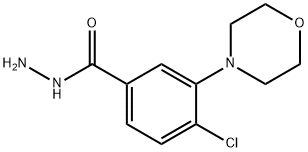 4-chloro-3-morpholin-4-ylbenzohydrazide Structure