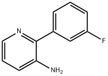 2-(3-flrorophenyl)-pyridin-3-amine 구조식 이미지