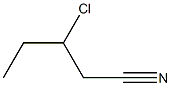 Pentanenitrile, 3-chloro- 구조식 이미지