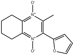 Quinoxaline, 2-(2-furanyl)-5,6,7,8-tetrahydro-3-methyl-, 1,4-dioxide 구조식 이미지