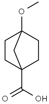 Bicyclo[2.2.1]heptane-1-carboxylic acid, 4-methoxy- 구조식 이미지