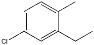 Benzene, 4-chloro-2-ethyl-1-methyl- Structure