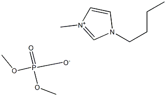 1-BUTYL-3-METHYLIMIDAZOLIUM DIMETHYLPHOSPHATE 구조식 이미지