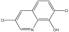 8-Quinolinol, 3,7-dichloro- Structure