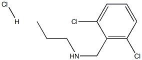 [(2,6-dichlorophenyl)methyl](propyl)amine hydrochloride Structure