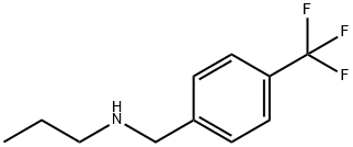 propyl({[4-(trifluoromethyl)phenyl]methyl})amine Structure