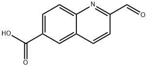 2-formylquinoline-6-carboxylic acid Structure