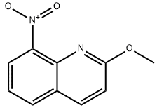 2-Methoxy-8-nitroquinoline 구조식 이미지
