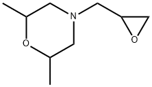 Morpholine,2,6-dimethyl-4-(2-oxiranylmethyl)- 구조식 이미지