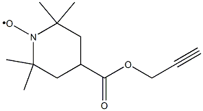 1-Piperidinyloxy, 2,2,6,6-tetramethyl-4-[(2-propyn-1-yloxy)carbonyl]- Structure