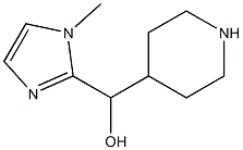 (1-methylimidazol-2-yl)-piperidin-4-ylmethanol Structure