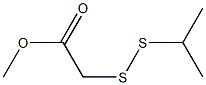 Acetic acid,2-[(1-methylethyl)dithio]-, methyl ester 구조식 이미지