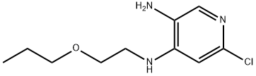 6-chloro-N4-(2-propoxyethyl)pyridine-3,4-diamine 구조식 이미지