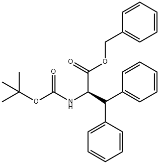 N-Boc-3,3-diphenyl-D-alanine benzyl ester Structure