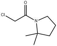 Ethanone, 2-chloro-1-(2,2-dimethyl-1-pyrrolidinyl)- Structure