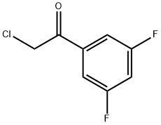 Ethanone, 2-chloro-1-(3,5-difluorophenyl)- Structure