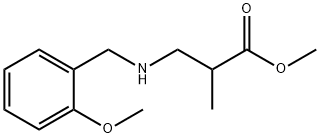 methyl 3-{[(2-methoxyphenyl)methyl]amino}-2-methylpropanoate Structure