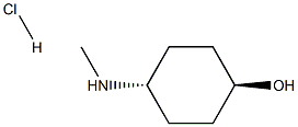 trans-4-(Methylamino)cyclohexanol hydrochloride Structure