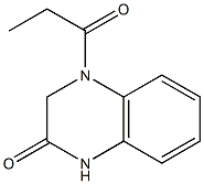 4-propanoyl-1,3-dihydroquinoxalin-2-one 구조식 이미지