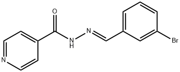 N'-[(E)-(3-bromophenyl)methylidene]pyridine-4-carbohydrazide Structure