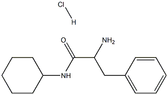 a-Amino-N-cyclohexylbenzenepropanamide HCl 구조식 이미지