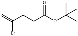 4-Pentenoic acid, 4-bromo-, 1,1-dimethylethyl ester 구조식 이미지