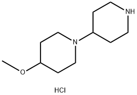 4-Methoxy-1,4'-bipiperidine dihydrochloride 구조식 이미지