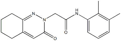 N-(2,3-dimethylphenyl)-2-(3-oxo-5,6,7,8-tetrahydrocinnolin-2-yl)acetamide Structure