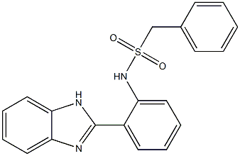 N-[2-(1H-benzimidazol-2-yl)phenyl]-1-phenylmethanesulfonamide Structure