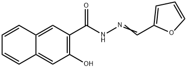 N'-(2-furylmethylene)-3-hydroxy-2-naphthohydrazide 구조식 이미지