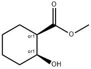 Cyclohexanecarboxylic acid, 2-hydroxy-, methyl ester, cis- 구조식 이미지