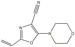 2-ethenyl-5-morpholin-4-yl-1,3-oxazole-4-carbonitrile Structure