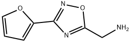 C-(3-Furan-2-yl-[1,2,4]oxadiazol-5-yl)-methylamine 구조식 이미지