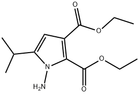 DIETHYL 1-AMINO-5-ISOPROPYL-1H-PYRROLE-2,3-DICARBOXYLATE 구조식 이미지