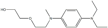 2-[2-[[4-(diethylamino)phenyl]methylamino]ethoxy]ethanol Structure