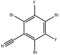 2,4,6-tribromo-3,5-difluorobenzonitrile Structure