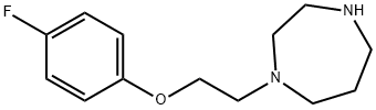 1-[2-(4-fluorophenoxy)ethyl]-1,4-diazepane 구조식 이미지